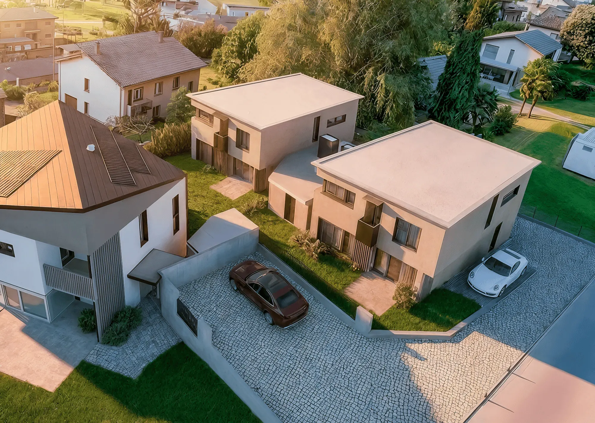 Neubau DEFH und EFH in Roveredo