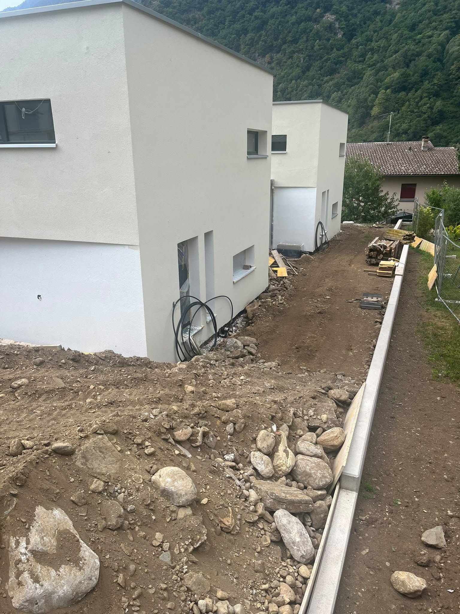 Neubau DEFH und EFH in Roveredo